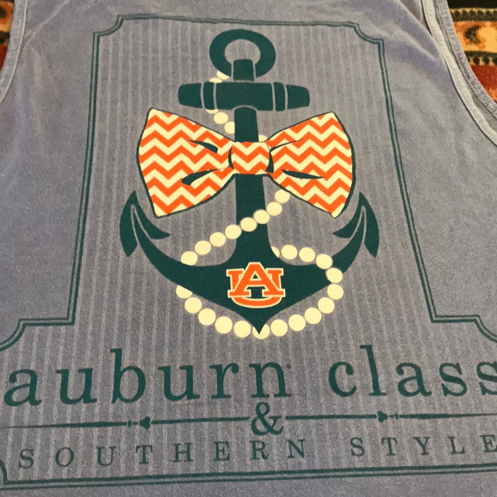 🔥Comfort colors🔥Auburn 🦅 tank top medium